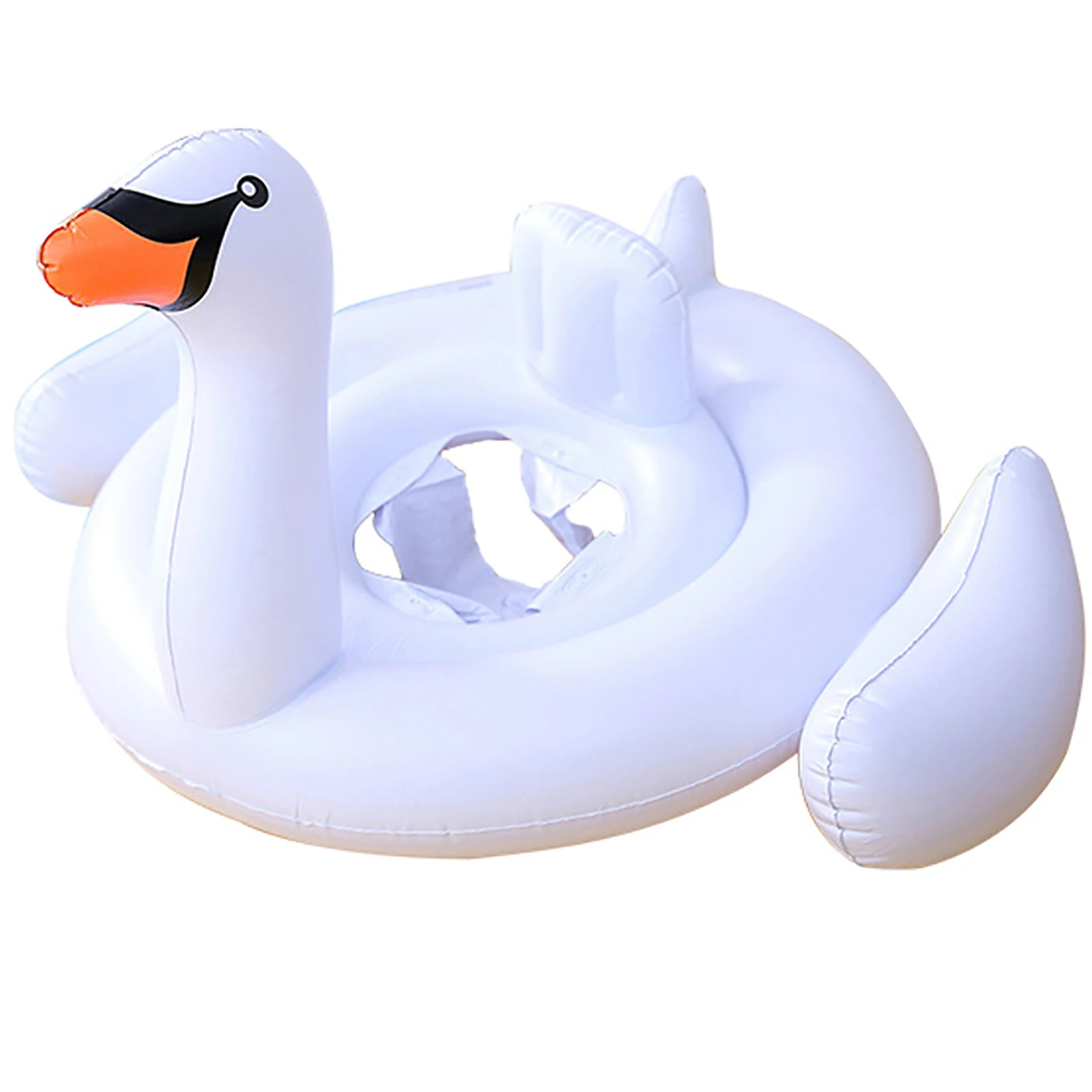 

Pool Accessories Kid Swan Swimming Ring Ergonomic Backrest Inflatable Float Seat Accessory Children's Pool Swimmingool Infant