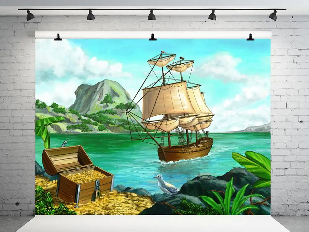 

VinylBDS 10ft Children Photography Backgrounds Cartoon Painting Photo Background Photography Backdrop Washable Studio Backdrop