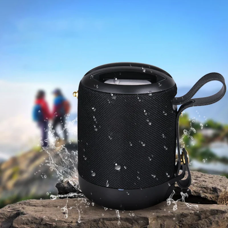Открытый Bluetooth динамик беспроводной креативный Водонепроницаемый 3D шокирующий звук объемный 5 Вт стерео музыка объемный Поддержка FM TFCard
