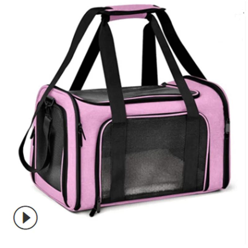 

Портативный рюкзак для домашних животных, сумки-мессенджеры для переноски кошек и собак, дорожные воздухопроницаемые слинги для домашних п...