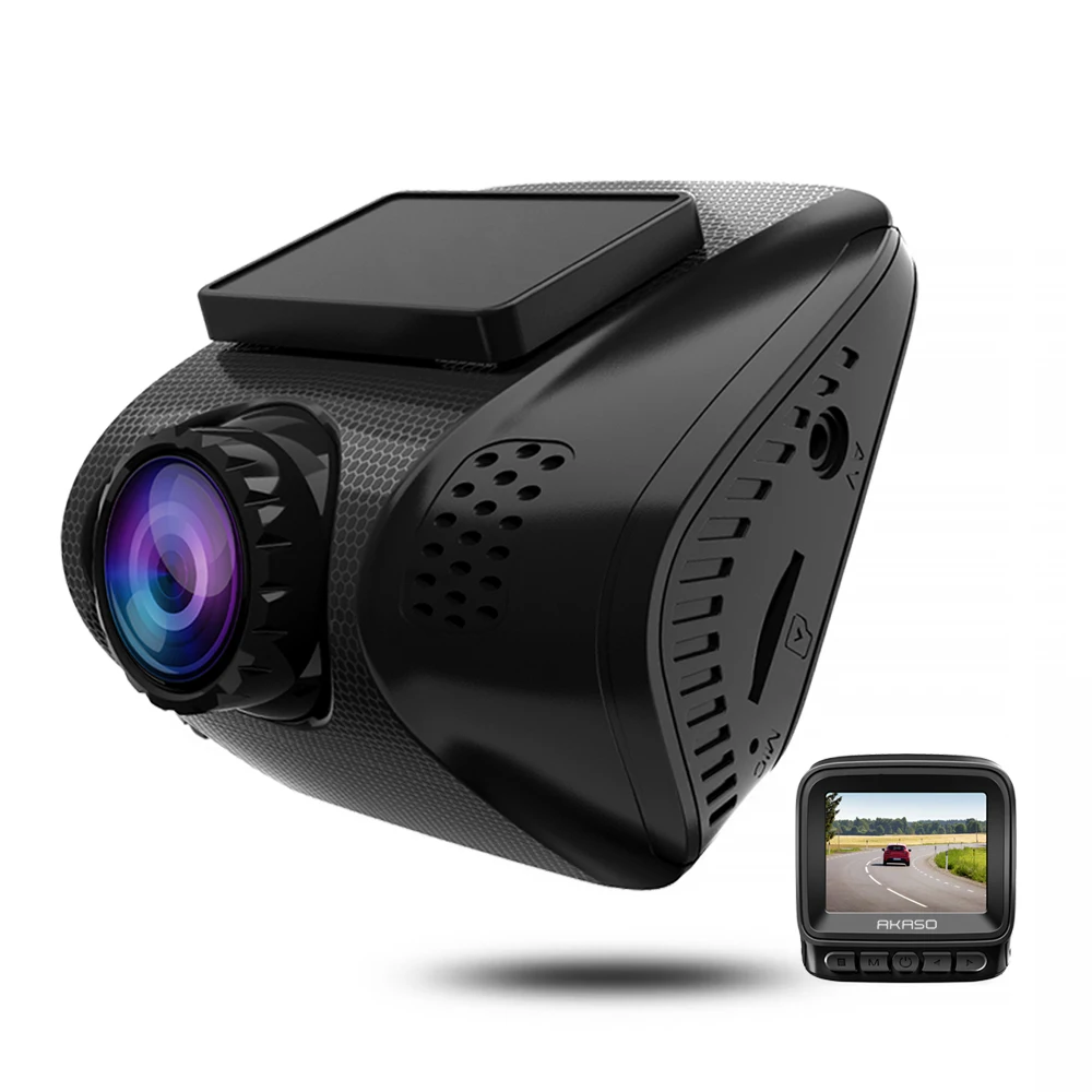 AKASO HD Автомобильный видеорегистратор Камера V300 170 ° широкоугольный видеорегистратор для автомобилей с ночным видением g-сенсор парковочный монитор циклическая запись автомобильная камера