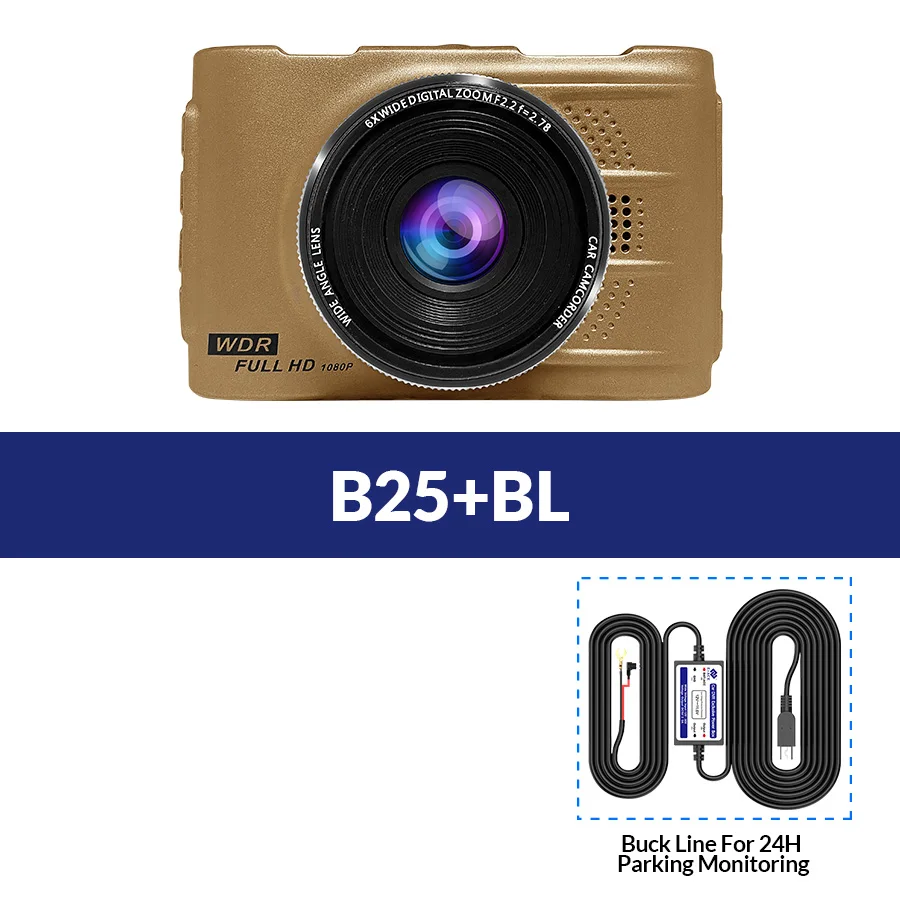B25-BL E-ACE 3,0 дюймов Мини видеорегистратор ночного видения gps трекер Автомобильная камера 1080p Автомобильный видеорегистратор регистратор автомобильная видеокамера видио рекордер - Название цвета: B25-BL