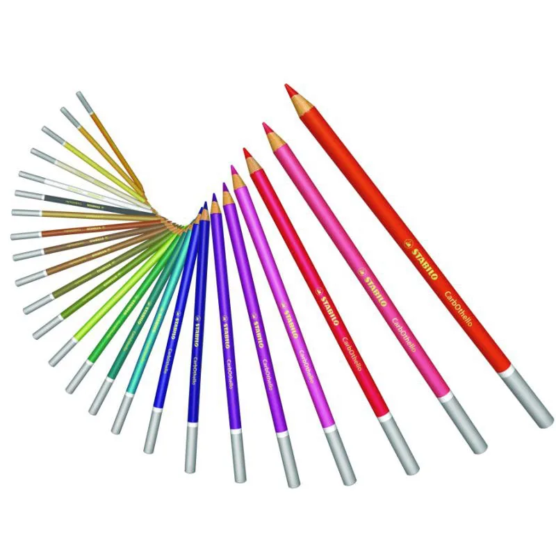 

Germany Stabilo 1460 60 color water soluble 4.4mm lead color pencil CarbOthello pastel chalk pencil.