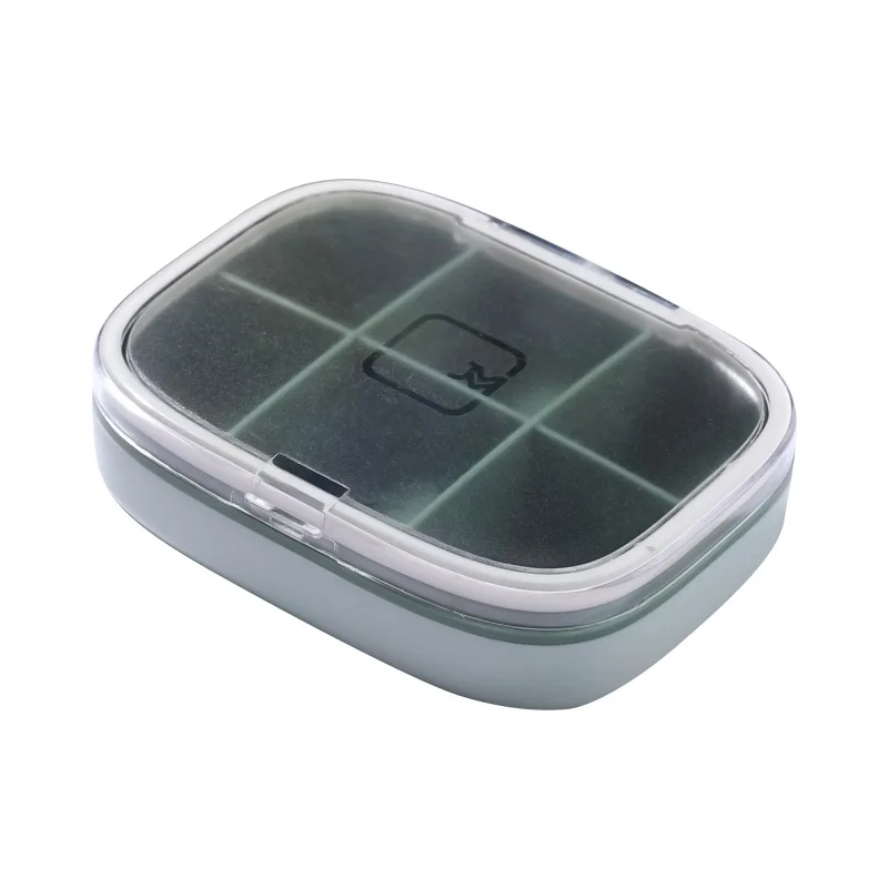 

4/6 Grid Pill Case Storage Box Diabetic Pill Box Compartment Weekly Medicine Tablet Dispenser Splitters 7-day Pill organizer