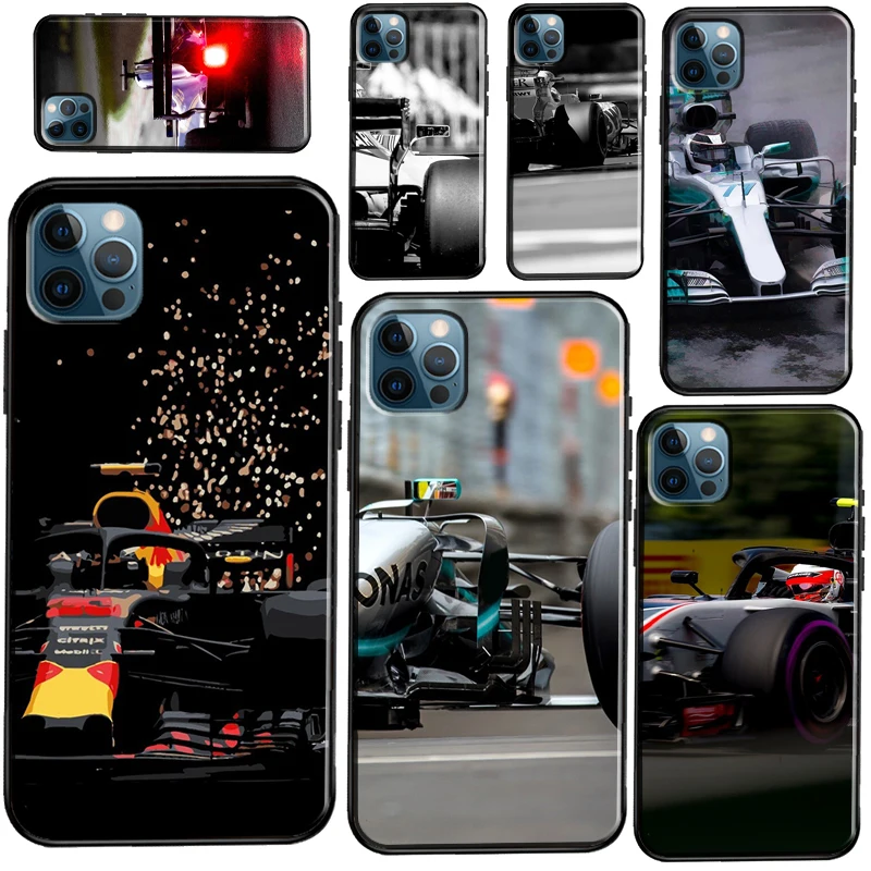 Formula 1 Car Soft Case For iPhone 12 Pro Max 13 Mini 11 14 Pro Max X XR XS Max SE2 8 7 Plus Phone Cover