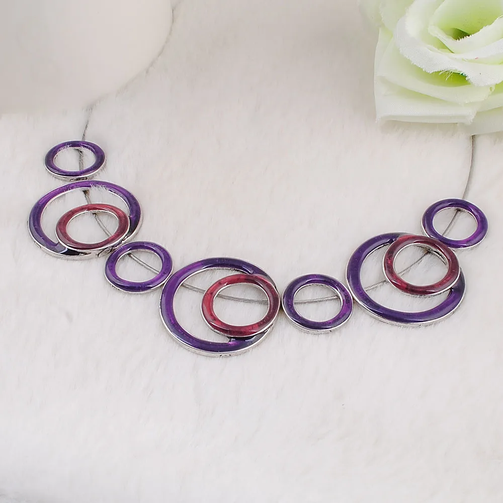 Очаровательные ювелирные изделия винтажное модное ожерелье геометрические