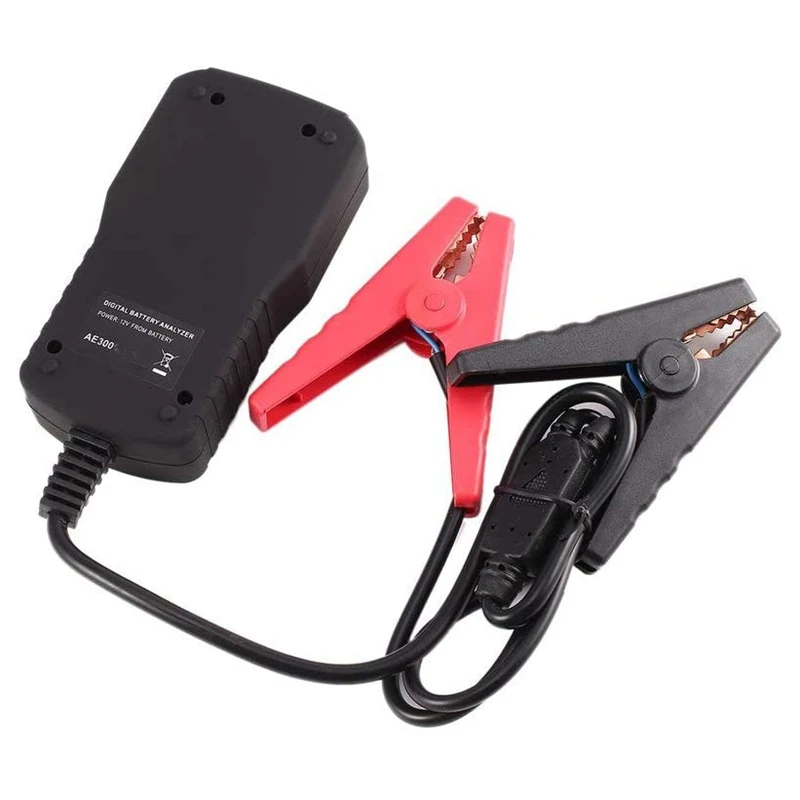AE300 12V LCD цифровой автомобильный аккумулятор тестер Система анализатор