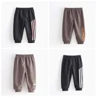 Оригинальные детские брюки, Осенние повседневные брюки для мальчиков, 2021, модная брендовая детская одежда унисекс, брюки для девочек с эластичным поясом