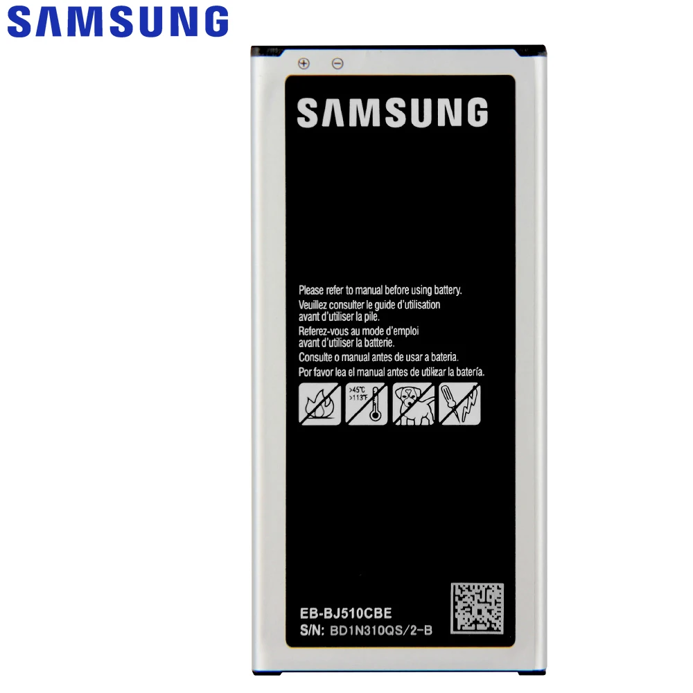 Оригинальная сменная батарея Samsung для Galaxy 2016 версия j5109 j5108 J5 оригинальная