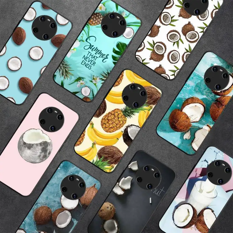 

Fruit coconut Phone Case For Huawei Y 5 Y62019 Y52018 Y92019 Luxury funda case for 9prime2019