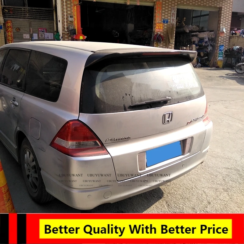 

EPFBSQP для Honda ODYSSEY (RB1) спойлер 2005 2006 2007 2008 2009 Высокое качество углеродное волокно/FRP черный задний спойлер