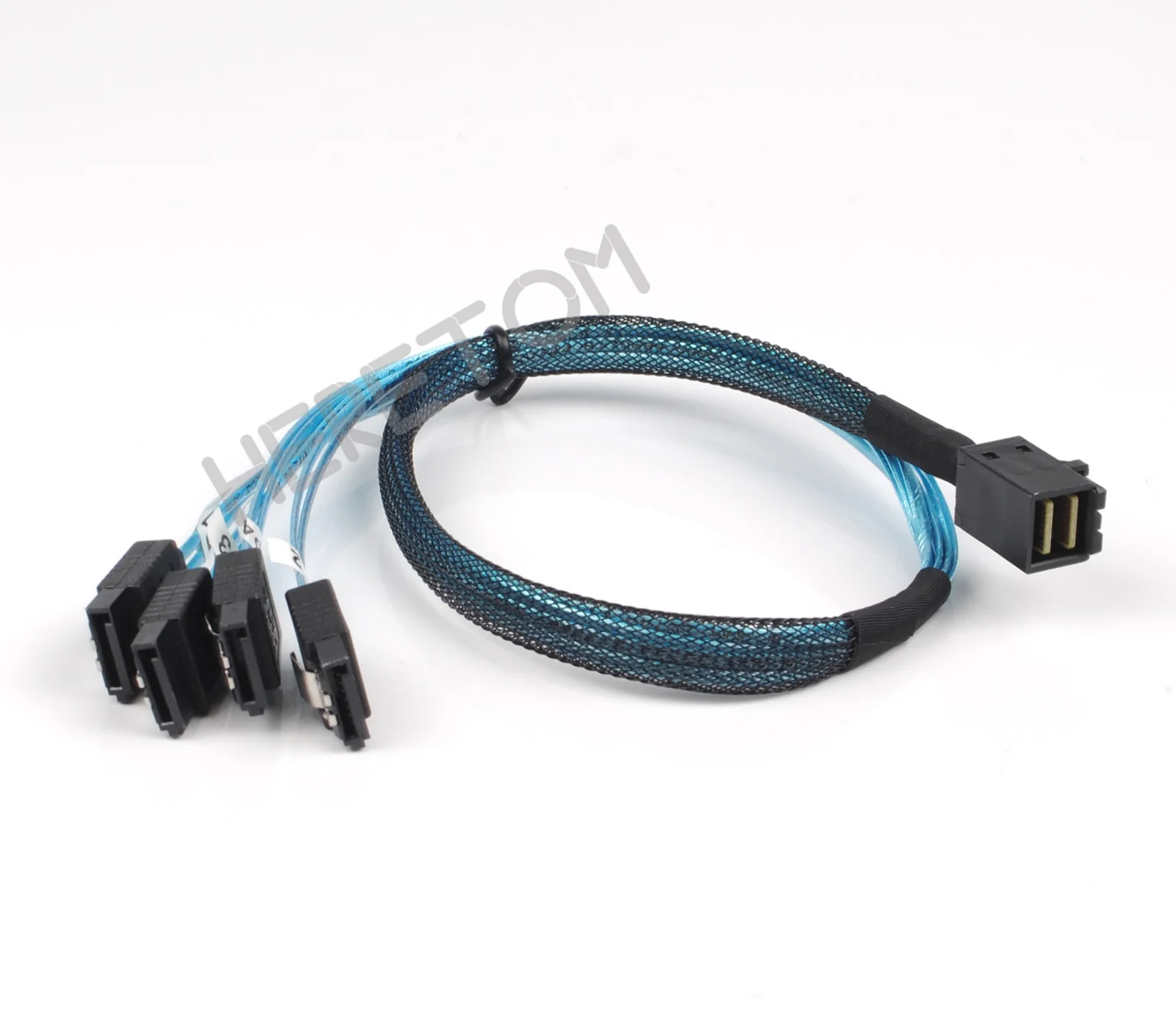 0 5 м 1 внутренний HD Mini SAS Кабель SFF 8643 To 4 SATA to кабель подключения к жесткому диску 100