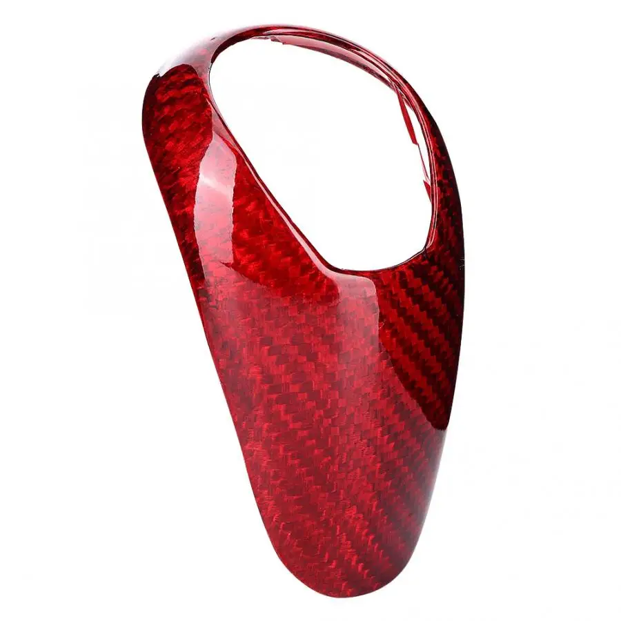 Gear Shift Collars Red Carbon Fiber Knob Cover Trim Fits for M2 M3 M4 M5 X5M X6M Car Accessories | Автомобили и мотоциклы