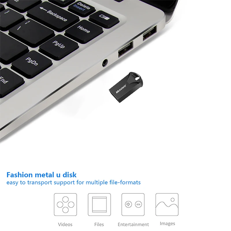 Супер Мини водонепроницаемый usb флеш-накопитель 128 ГБ 32 64 металлический 16 8 4