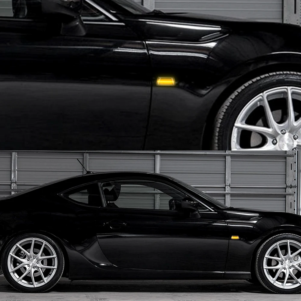 2 шт. желтый течёт маркер светильник крыло Динамический указатель поворота для Opel