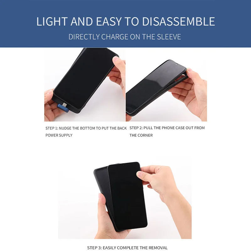 5000mah Wireless Charger Case for Samsung Galaxy A50 Battery Soft Cover+7000mAh Powerbank external cases | Мобильные телефоны и