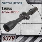 Система блокировки револьвера Vector Optics Taurus 4-24x50FFP 110 MIL 0,1 MRAD, алмазная четкая картина для охоты 338