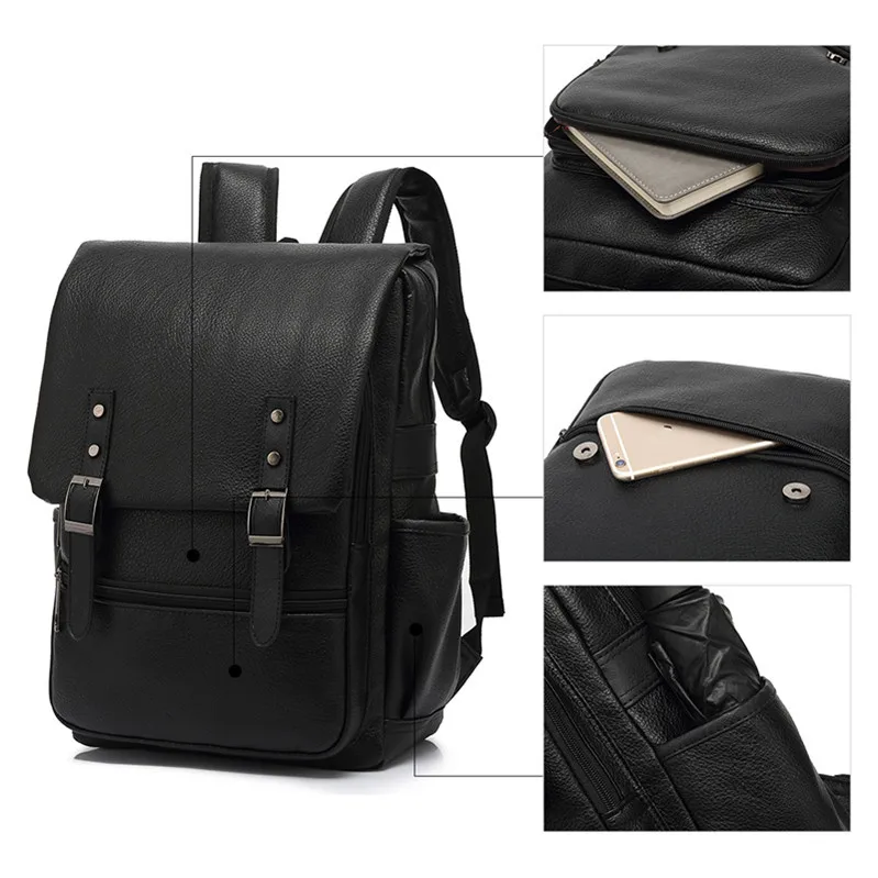 Chuwanglin, мужской рюкзак, водонепроницаемый, модный, из искусственной кожи, дорожная сумка, повседневная, школьная сумка, рюкзак, B90201
