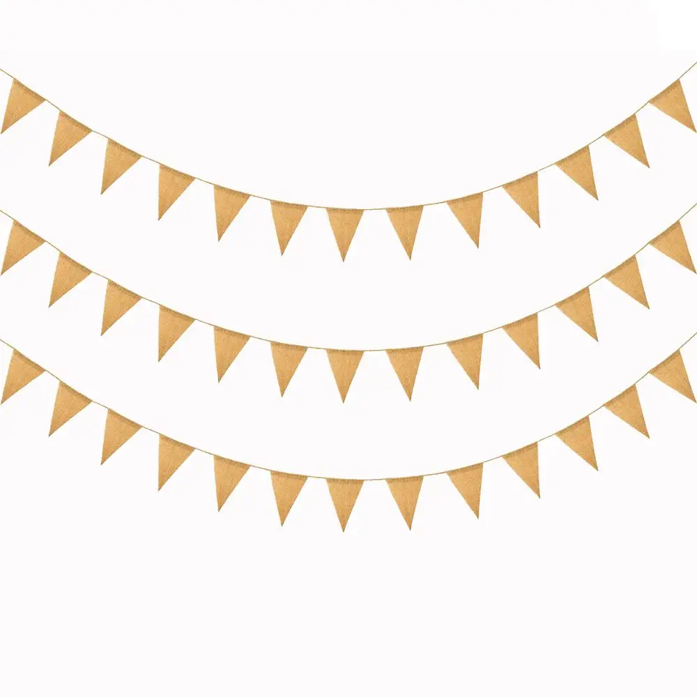 2 комплекта 26 шт торжеств винтажные брезентовые флажки флаг праздник пустая