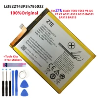 li3822t43p3h786032 orbic rc 501l battery for zte blade t660 t663 v6 d6 x7 z7 a511 a513 a515 ba511 ba513 ba515 bateria tools