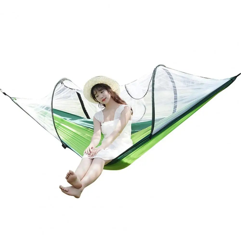 

Portable outdoor mosquito net hammock tent automatic quick opening mosquito net mobile camping hammock ultra-light anti-mosquito