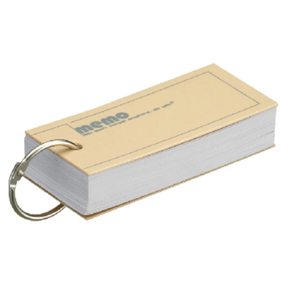 

4PCS Keychain Mini Portable Notebook Creative Loose-leaf Memo Pads School Office Supply Student Stationery