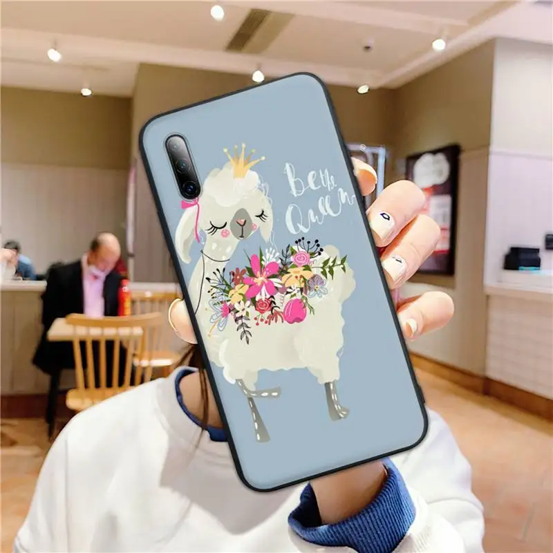 

Lama Llama Alpacas Animal Pattern Phone Case for Samsung A02 A52 A20S A12 A20E A30S A32 A40 A50S A51 A70 A72 A80 Fundas