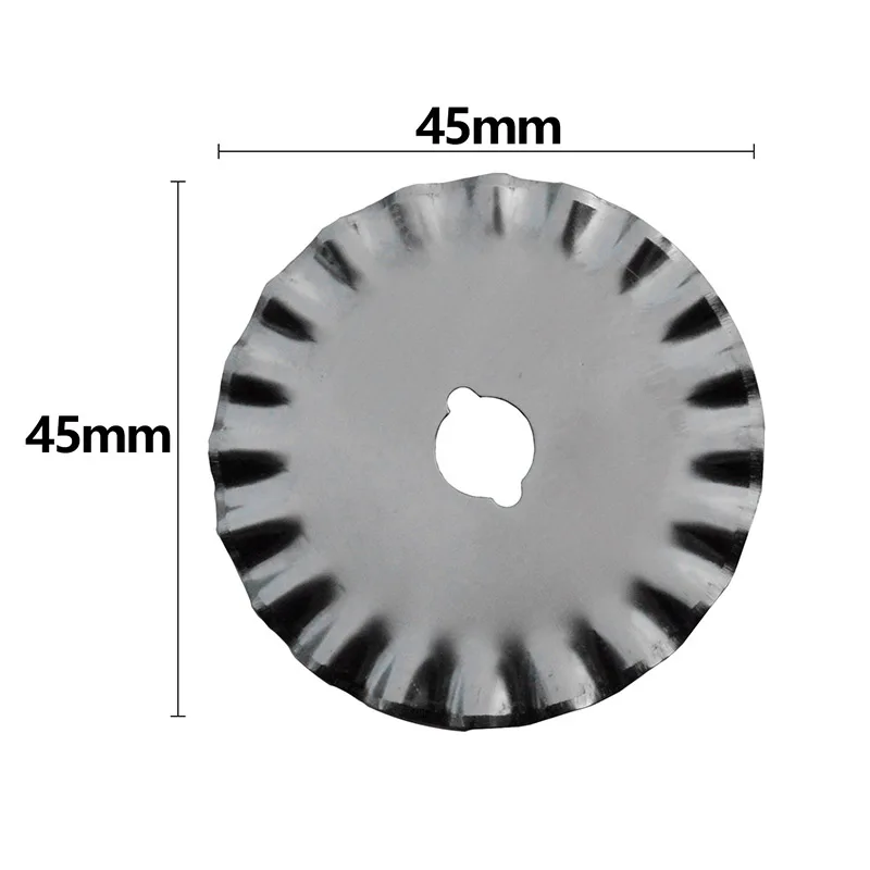 

10 Pcs/Set 45mm Rotary Cutter Refill Blades for Fabric Leather Quilting Sewing Blades Leather Tools