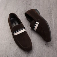 flat fashion party shoes for men office business trend designer mens casual non slip light luxurious comfortable formal