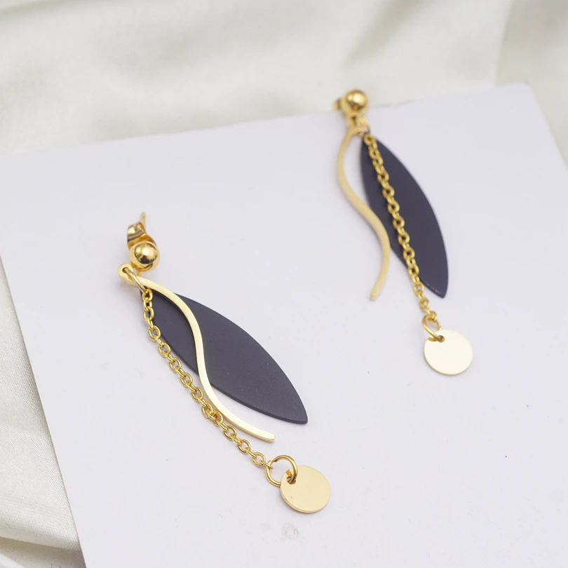 Модные Длинные акриловые висячие серьги с кисточками для женщин и девушек