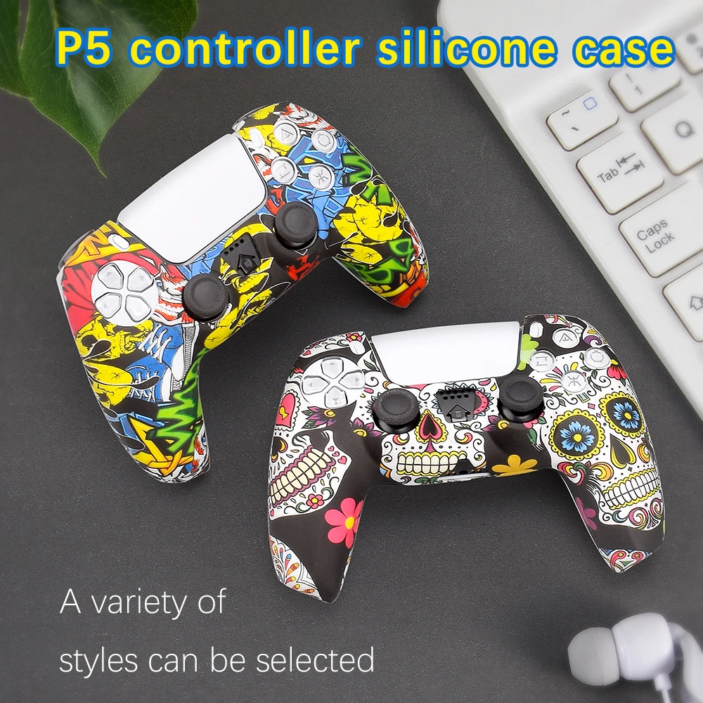 Защитный силиконовый чехол для SONY Playstation 5 аксессуары PS5 резиновый контроллера