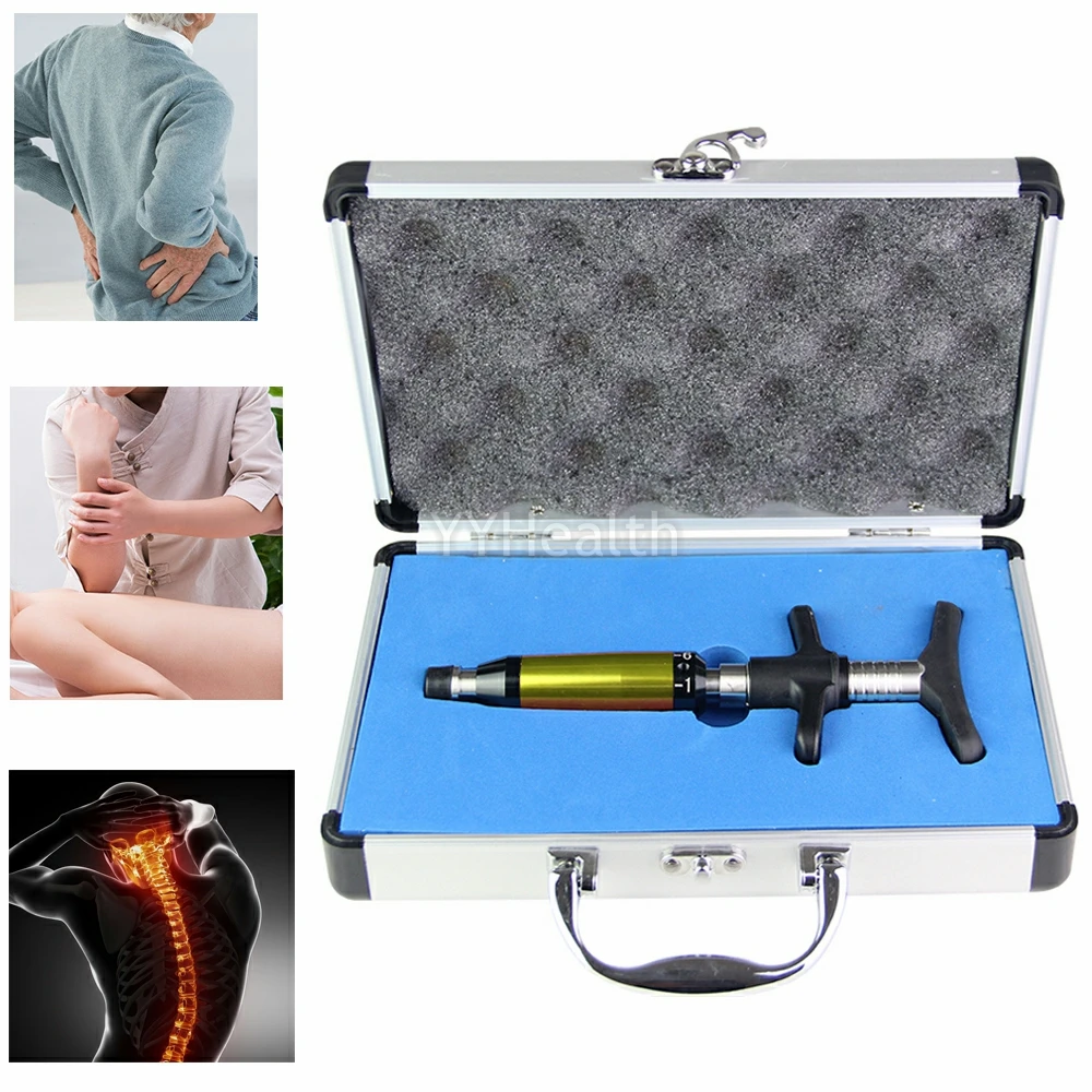 

Hot Top Quality Massager Chiropractic Adjusting Tool For Backbone Modulation And Adjustment 1 Heads Chiropractic Correction Gun