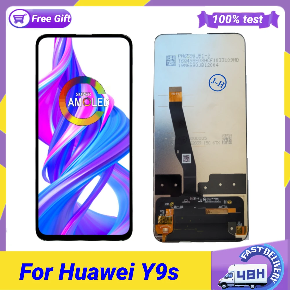 

Original 6.59'' LCD for Huawei Y9S Display Touch Screen Digitizer STK-L21 STK-LX3 STK-L22 Repair Parts For P Smart Pro 2019