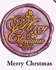 merry christmas Слова благословения сургучная печать с металлическим наконечником с фактурой без ручки, для скрапбукинга, для воска медь штамп, Лига DIY подарок Древняя печать штамп высокое качество - Цвет: merry christmas