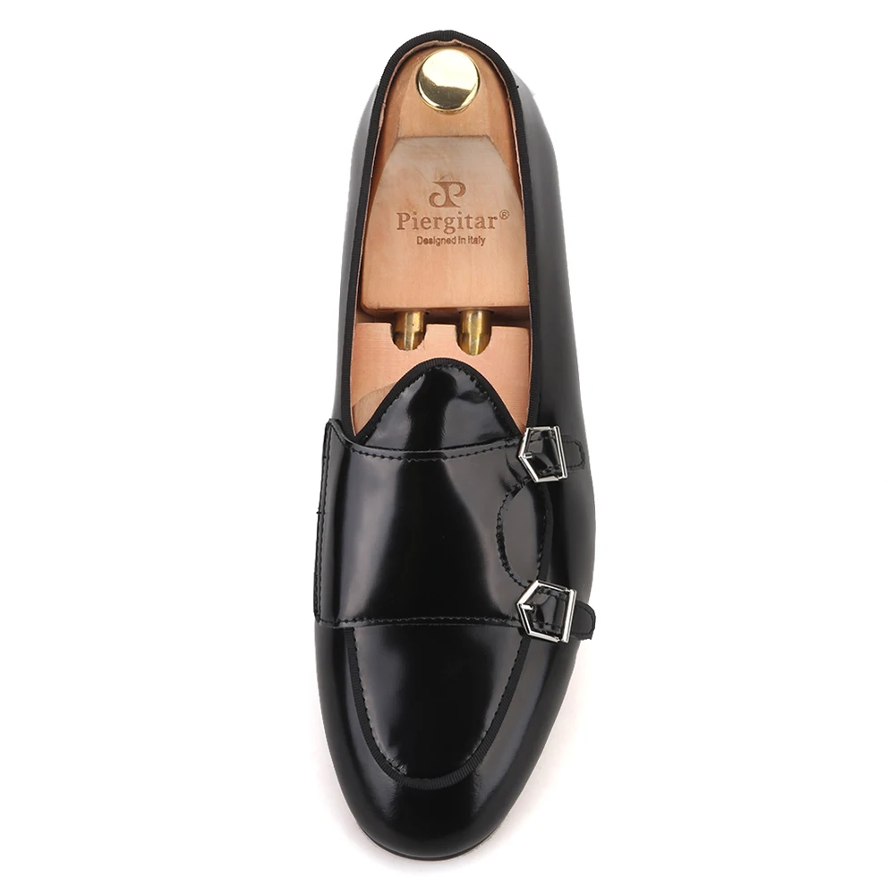 Мокасины Piergitar мужские из натуральной кожи туфли ручной работы с металлической