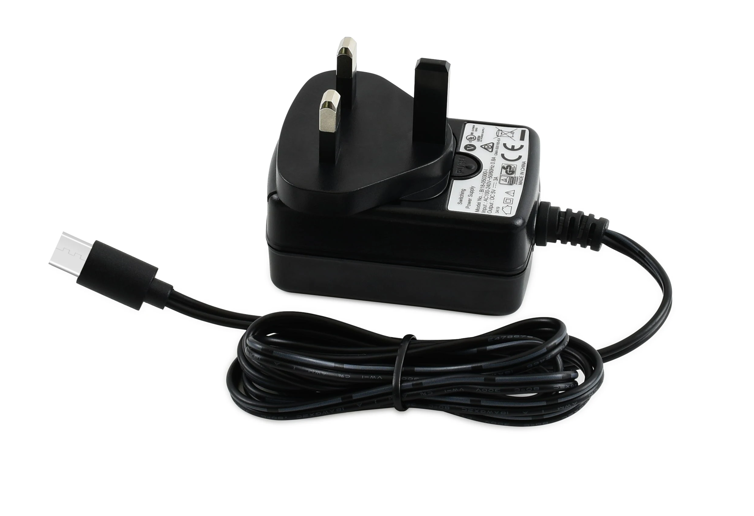 Raspberry Pi 4 USB-C US/EU/UK источник питания 5 В/3 а с сертификатом безопасности Мульти