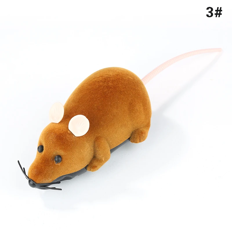 Забавная Новая черная белая игрушка-кошки-мышки Беспроводная RC серая игрушка-кошки-мышки мышь с ПДУ для детей игрушки