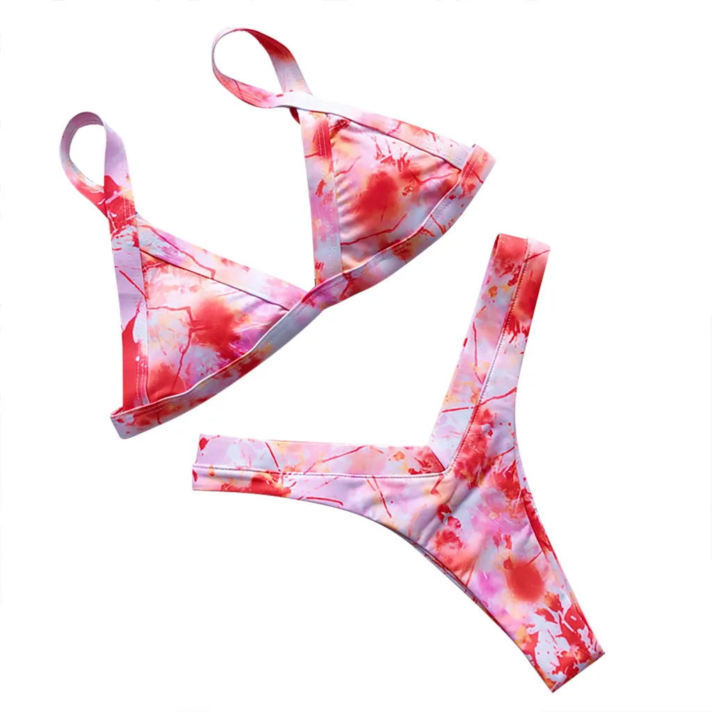 Женский купальник-бикини с принтом SAGACE купальник высокой талией пуш-ап женский |