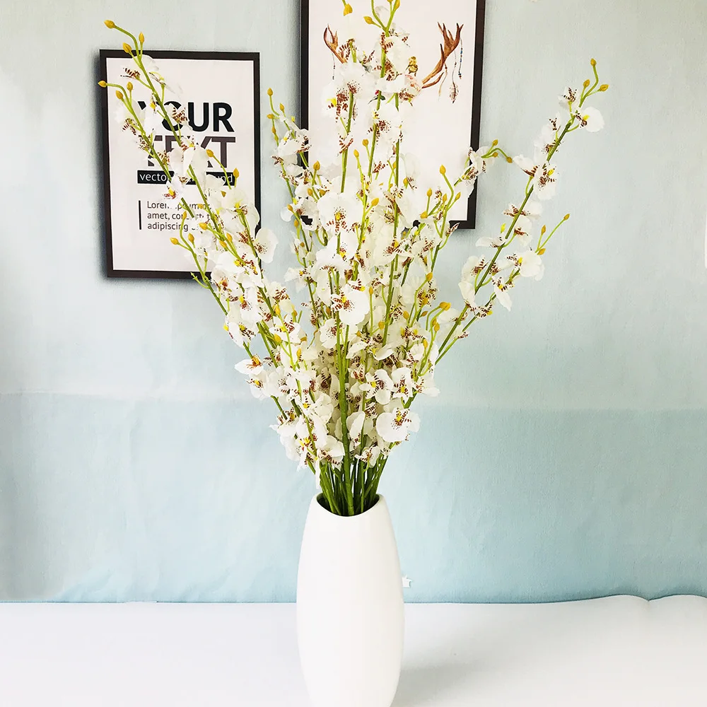 Искусственные украшения Шелковый букет орхидей Мини искусственные цветы