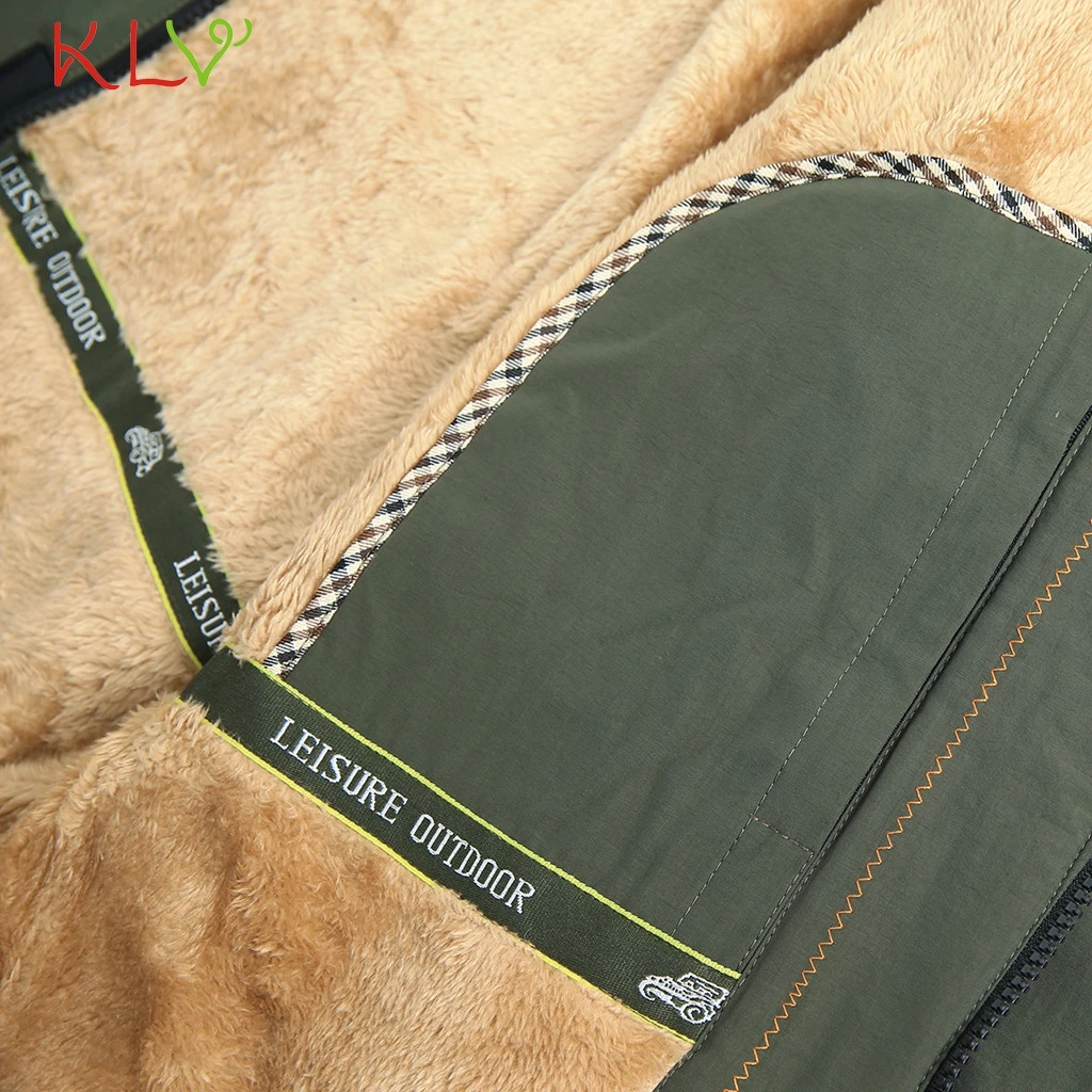 

Men Jacket Winter Hooded Cotton Fleece Stand Collar Jackets Zipper Military Casual Fall Army Coat Windbreaker Cargo Jaqueta 19Ag