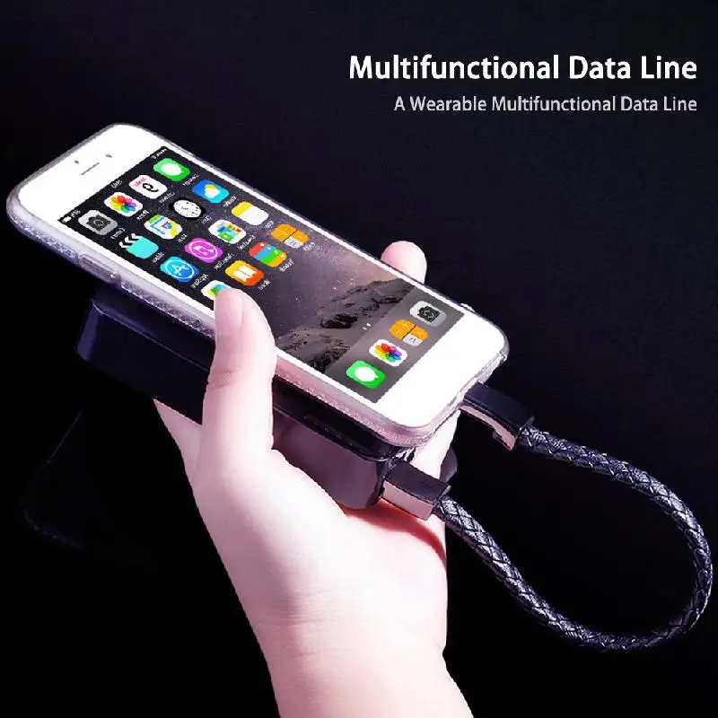 Кожаный мини Кабель Micro USB для iPhone 6 7 Android кабель зарядки и передачи данных|Кабели