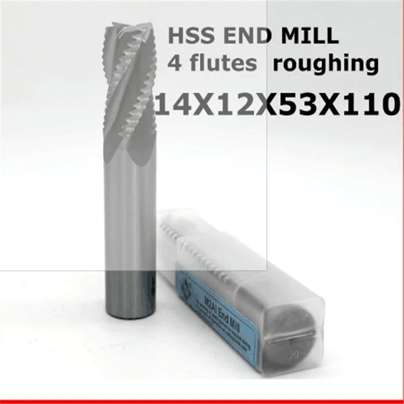 Вся группа продаж с 4 флейтами HSS M2AL концевая фреза для фрезерных станков ЧПУ