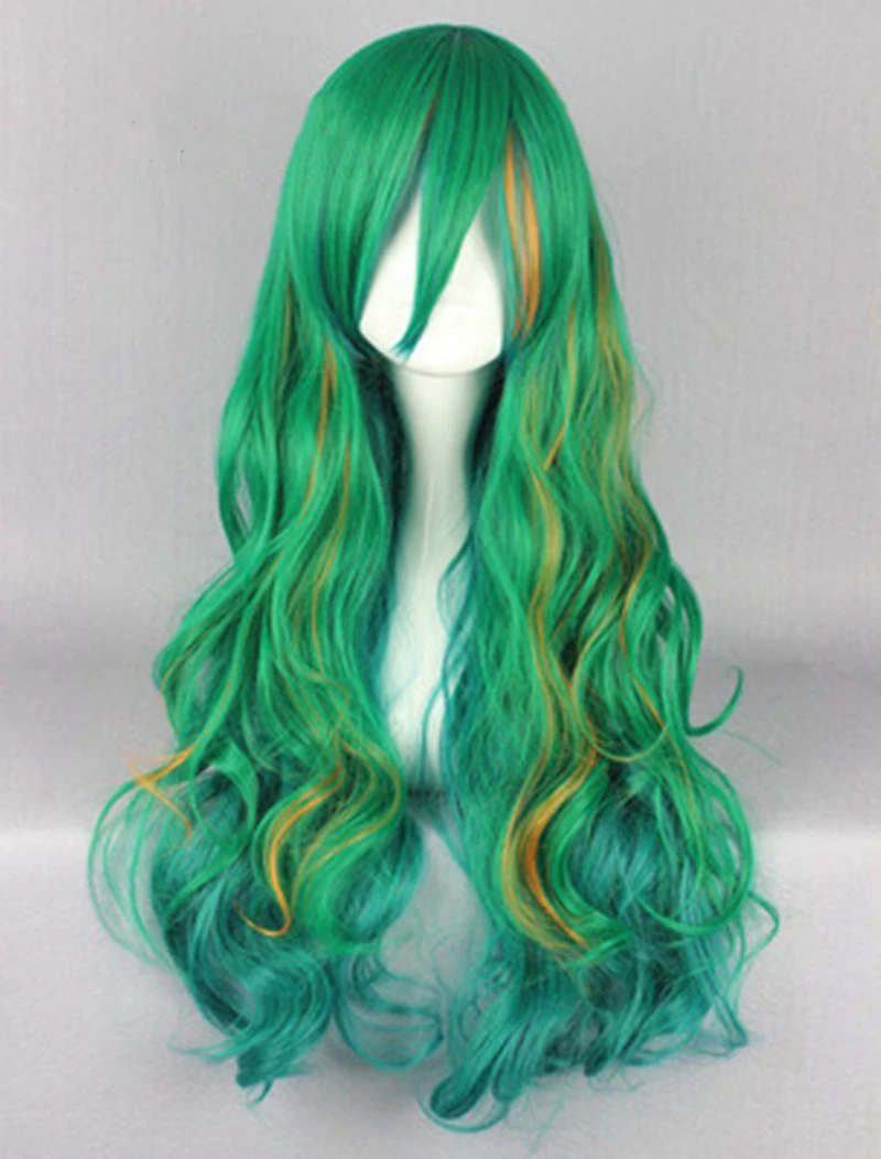 Женский костюм для косплея Yowamushi Pedal Makishima Yusuke Green Long термостойкие синтетические