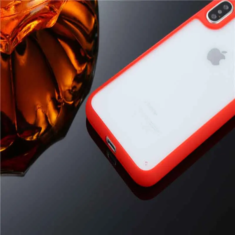 Простой чехол для телефона iphone x 5 5s Ультратонкий из ТПУ apple 7 8 6 6s plus прозрачный