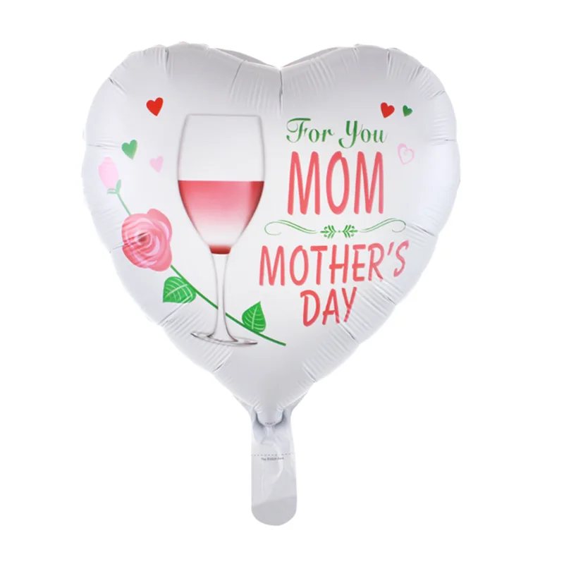 5 шт./лот 18 дюймов круглый испанский Feliz Dia Mama фольгированный гелиевый воздушный