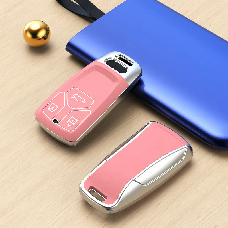 

High Quality TPU Car Key Cover Case for Audi A6 A5 Q7 S4 S5 A4 B9 Q7 A4L 4m TT TTS RS 8S 2016 2017 2018 Accessories Shell