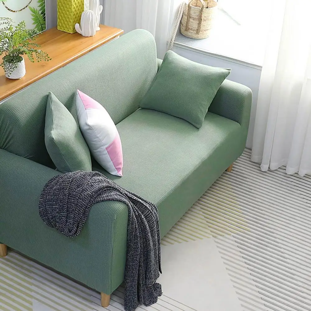 Твердый разноцветной чехол (L Секционный или Loveseat Coner) для дивана все включено