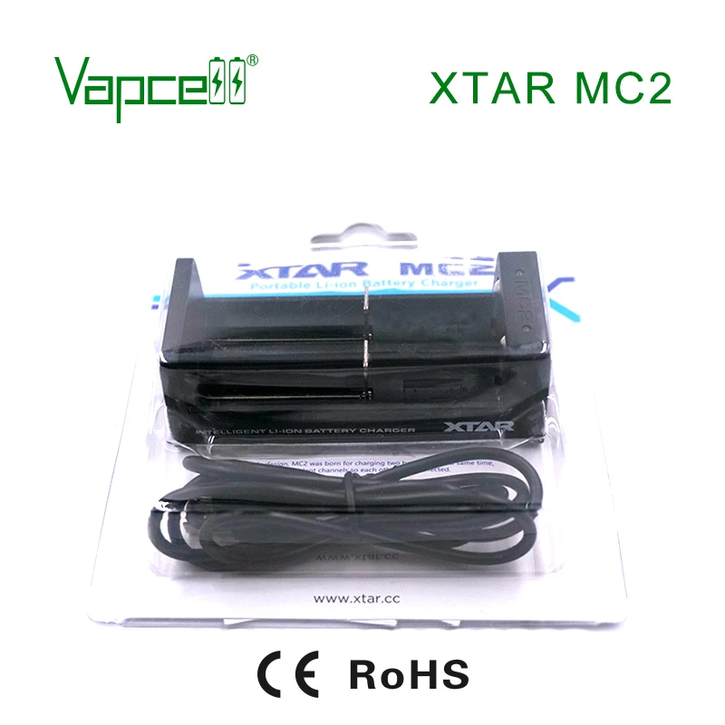 Vapcell заряд батареи XTAR MC2