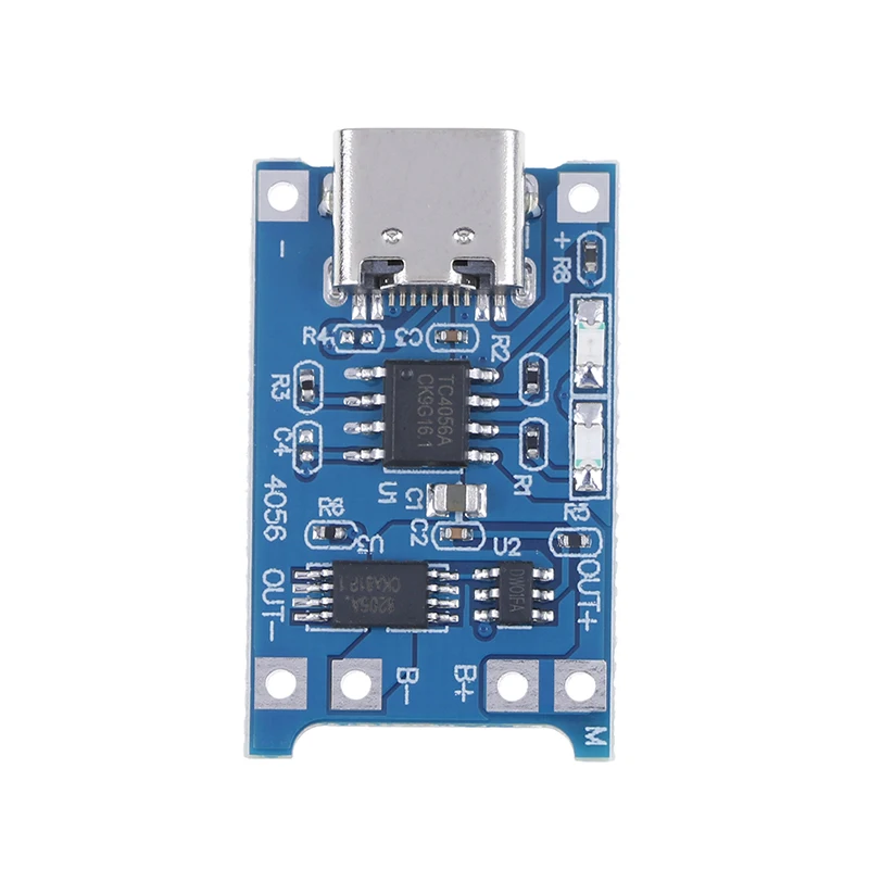 

Hot 1pcs Type-C DIY Port Mike USB Interface TP4056 1A Li-ion Lithium Battery Charging Board Charger Module Lithium Battery