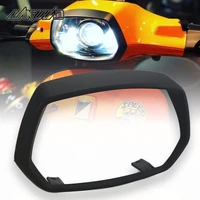 motorcycle headlight rim cover assembly head lamp guard black carbon for vespa sprint 150 abs 2016 2017 2018 2019 2020